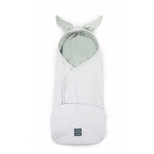 Prechodný multifunkčný bavlnený fusak Bunny Floo For Baby Grey