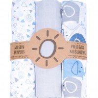 Plienky mušelínové 80x80 - 25 +11,35€