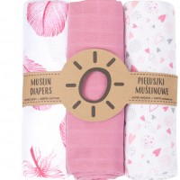 Plienky mušelínové 80x80 - 39 +11,35€
