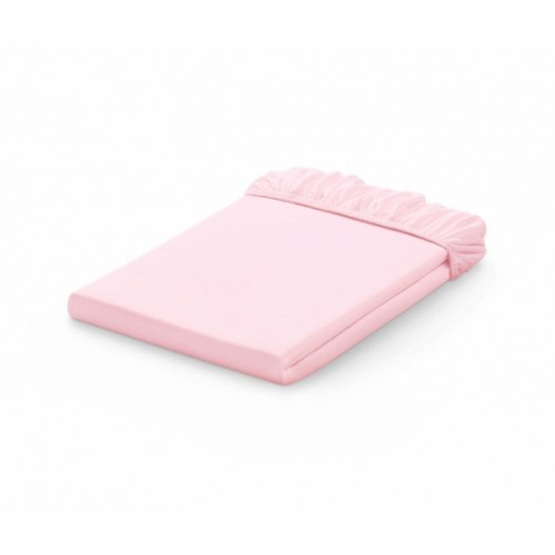 Džersej posteľná plachta MoT 60x120 - svetlo ružová