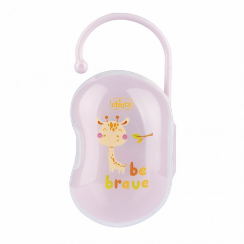 CHICCO Puzdro na cumlík dvojité Easy Box holka - žirafa CHICCO Puzdro na cumlík dvojité Easy Box holka - žirafa