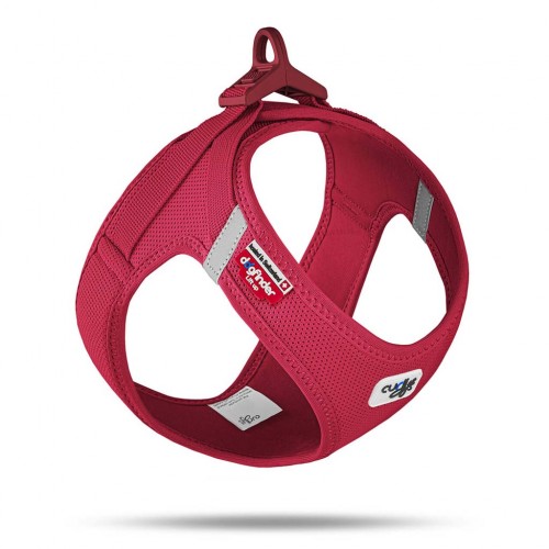 CURLI Postroj pre psov so sponou Air-Mesh Red 3XS, 1,5- 3 kg