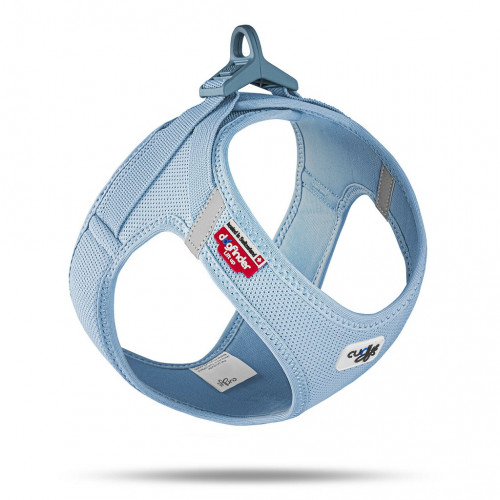 CURLI Postroj pre psov so sponou Air-Mesh Skyblue, L, 8-13 kg