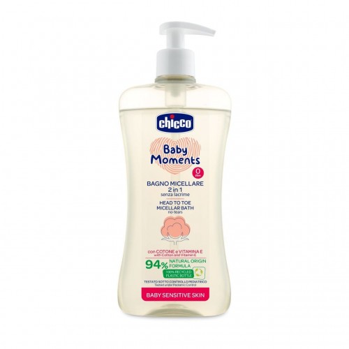 CHICCO Šampon micelárny na vlasy a telo s dávkovačom Sensitive 500 ml CHICCO Šampon micelárny na vlasy a telo s dávkovačom Sensitive 500 ml