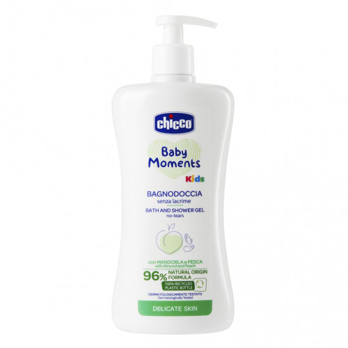 CHICCO Gél sprchový Baby moments Kids 500 ml, 0m+ CHICCO Gél sprchový Baby moments Kids 500 ml, 0m+