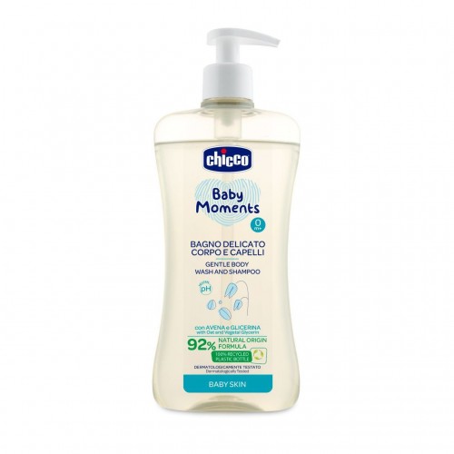 CHICCO Šampón jemný na vlasy a telo s dávkovačom 500 ml CHICCO Šampón jemný na vlasy a telo s dávkovačom 500 ml
