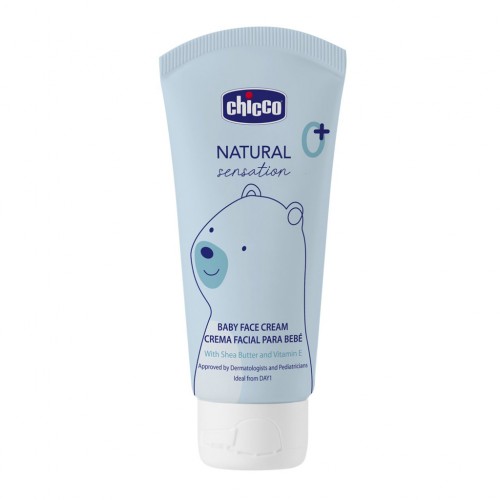 CHICCO Krém na detskú tvár Natural Sensation s bambuckým maslom a vitamínom E 50ml, 0m+ CHICCO Krém na detskú tvár Natural Sensation s bambuckým maslom a vitamínom E 50ml, 0m+