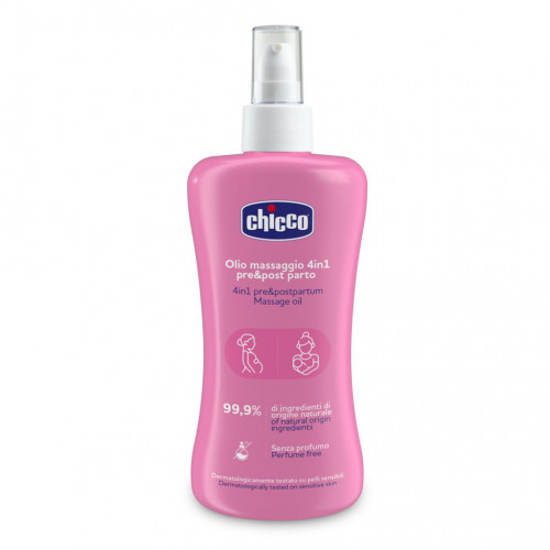 CHICCO Olej masážny pred a po pôrode 4v1, 200ml