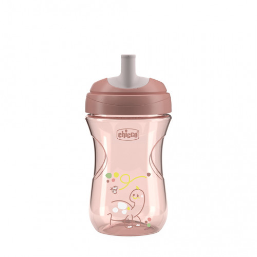 CHICCO Hrnček Advanced so slamkovým náustkom pink, 12m+ CHICCO Hrnček Advanced so slamkovým náustkom pink, 12m+
