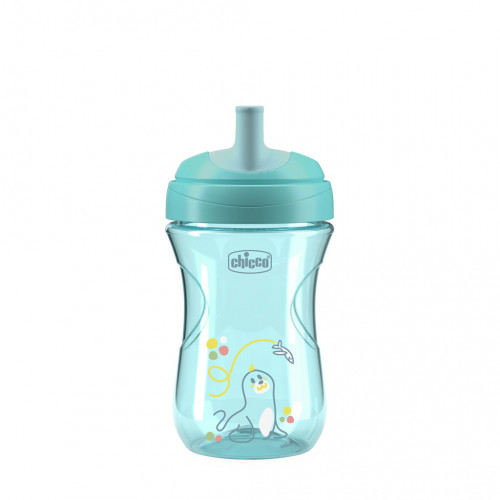 CHICCO Hrnček Advanced so slamkovým náustkom teal, 12m+ CHICCO Hrnček Advanced so slamkovým náustkom teal, 12m+