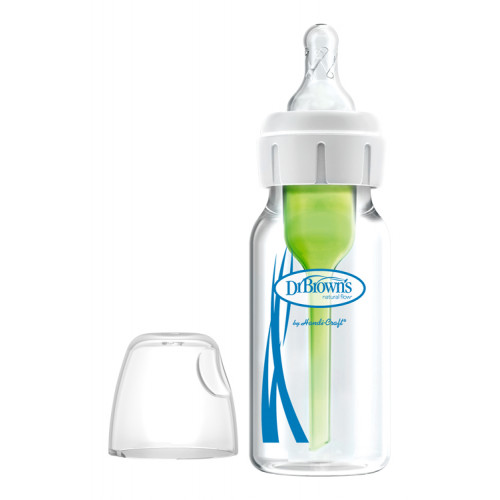DR.BROWN'S Fľaša dojčenská Options+ sklenená Anti-colic 120ml – 1ks