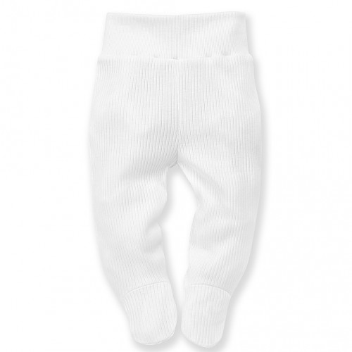 PINOKIO Polodupačky vrúbkované Lovely Day uni biela veľ. 56