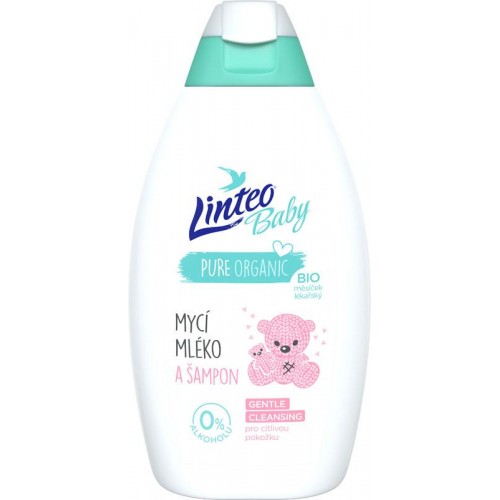 LINTEO BABY Detské umývacie  mlieko Baby 425 ml
