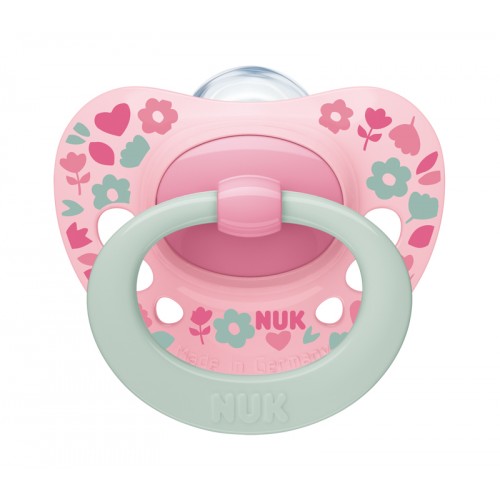 NUK Dudlík Signature 6-18 m box sv.ružový