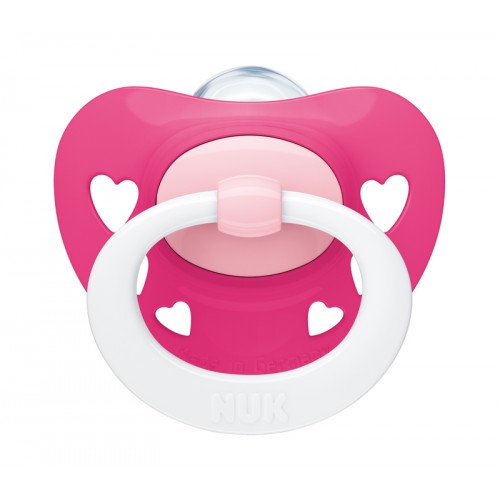 NUK Dudlík Signature 6-18 m box tm.ružový