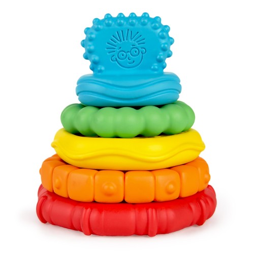 BABY EINSTEIN Hryzačka stohovacia 2v1 Stack & Teethe™ 0m+ BABY EINSTEIN Hryzačka stohovacia 2v1 Stack & Teethe™ 0m+