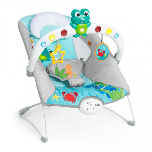 BABY EINSTEIN Lehátko hudobné vibračné so svetielkami Kick to It Neptune do 9 kg BABY EINSTEIN Lehátko hudobné vibračné so svetielkami Kick to It Neptune do 9 kg