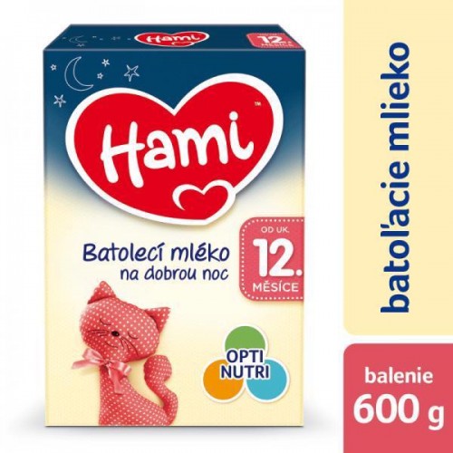 HAMI 12+ Na dobrú noc (600 g) – dojčenské mlieko