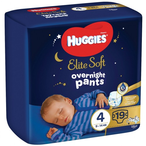 HUGGIES Elite Soft Pants OVN jednorázové plienky veľ. 4, 19 ks