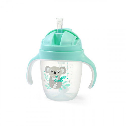 BABYONO Hrnček učiaci so slamkou Koala 6m+ BABYONO Hrnček učiaci so slamkou Koala 6m+