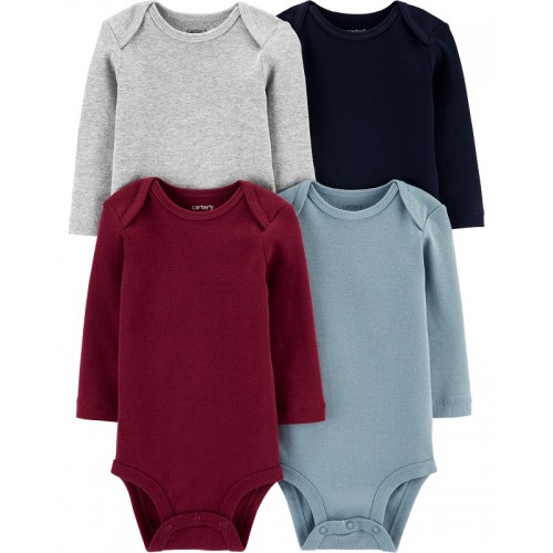 CARTER'S Body dlhý rukáv Mix chlapec LBB 4 ks PRE/ veľ. 46 CARTER'S Body dlhý rukáv Mix chlapec LBB 4 ks PRE/ veľ. 46