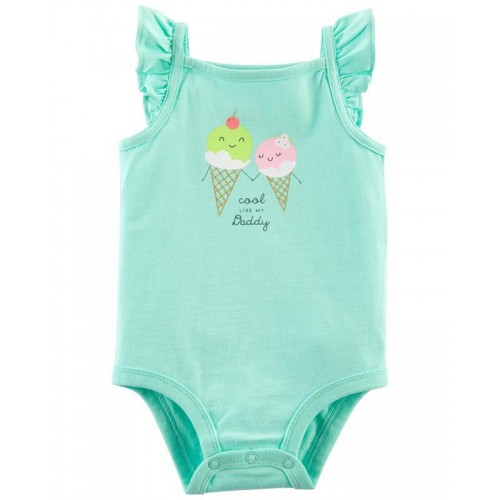 CARTER'S Body tielko Blue dievča NB, vel. 56