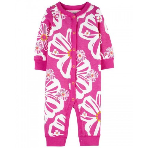 CARTER'S Overal bez nožičiek na cvoky Sleep and Play Purple dievča NB, vel. 56