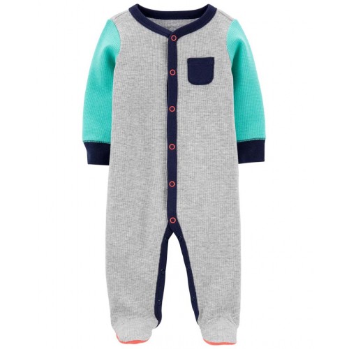 CARTER'S Overal na cvoky Grey chlapec PRE
