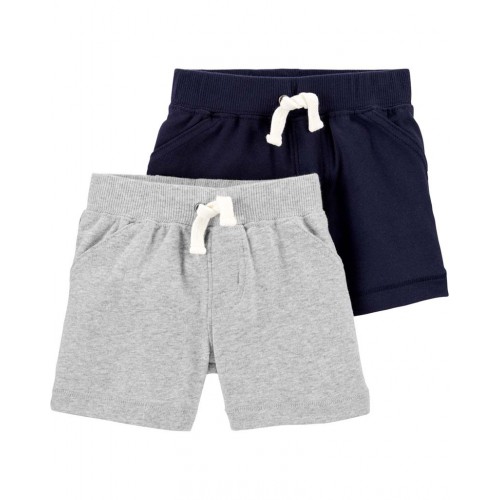 CARTER'S Nohavice krátke chlapec LBB 2ks NB