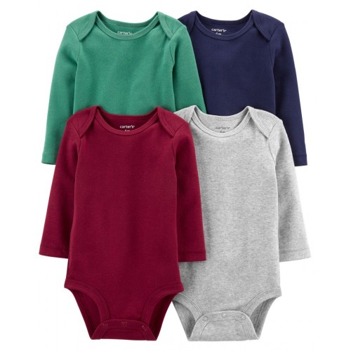 CARTER'S Body dl. rukáv Multicolour chlapec 4ks NB /veľ.56