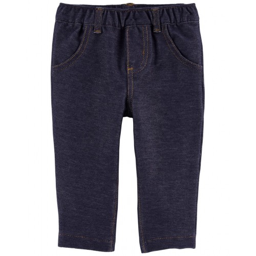CARTER'S Legíny Faux Denim dievča NB/ veľ. 56