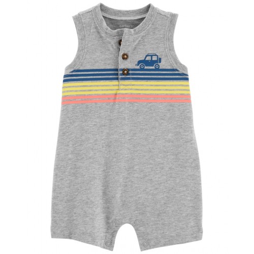 CARTER'S Overal letný Multi Stripes chlapec 12m CARTER'S Overal letný Multi Stripes chlapec 12m