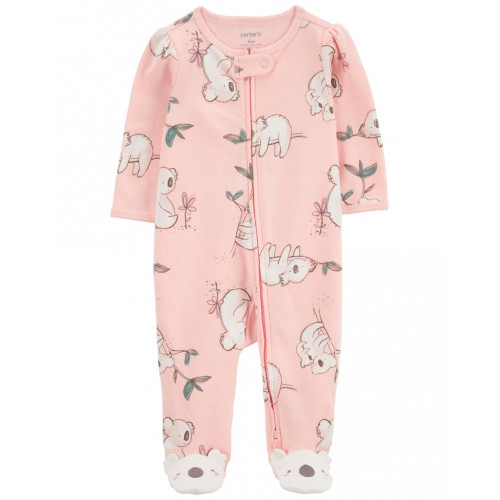 CARTER'S Overal na zips Sleep&Play Pink Koala dievča 9m/ veľ. 74