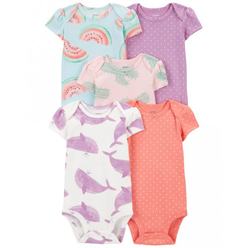 CARTER'S Body krátky rukáv Multi dievča 5ks 24m/ veľ. 92