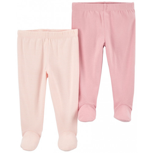 CARTER'S Polodupačky Pink Stripes dievča 2ks 6m/ veľ. 68
