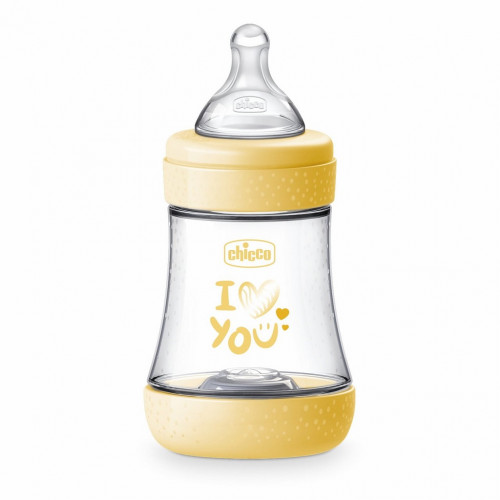 CHICCO Fľaša dojčenská Perfect5 silikón 150ml uni CHICCO Fľaša dojčenská Perfect5 silikón 150ml uni