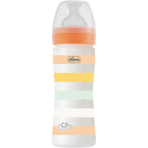CHICCO Fľaša dojčenská Well-being silikón 250ml uni CHICCO Fľaša dojčenská Well-being silikón 250ml uni