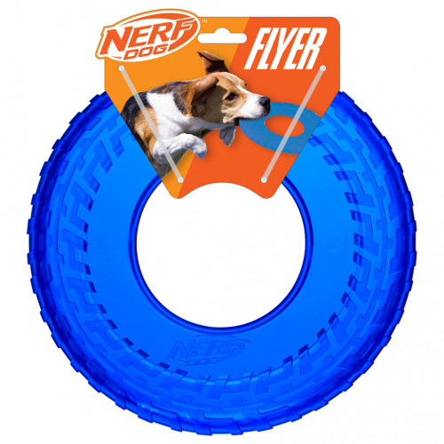 NERF DOG Lietajúci tanier z priehľadnej gumy 25 cm