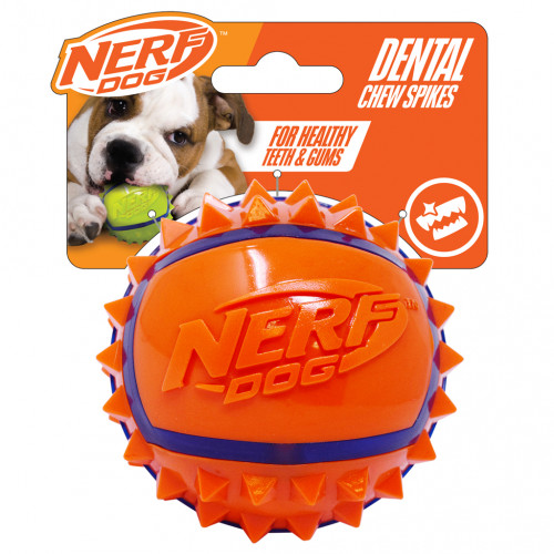 NERF DOG Hračka pre psov loptička so spikmi 9 cm