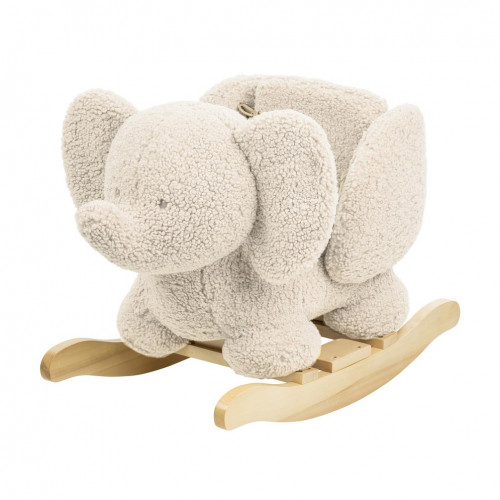 NATTOU Hojdačka Teddy plyš sloník ecru 10m+ NATTOU Hojdačka Teddy plyš sloník ecru 10m+