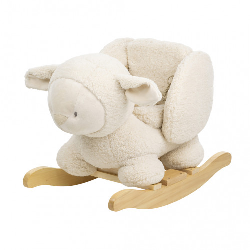 NATTOU Hojdačka Teddy plyš ovečka ecru 10m+ NATTOU Hojdačka Teddy plyš ovečka ecru 10m+