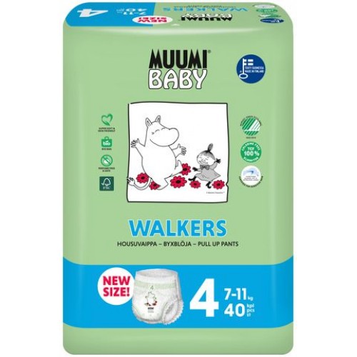 Nohavičky plienkové jednorázové 4 Maxi 7-11kg 40ks Baby Muumi