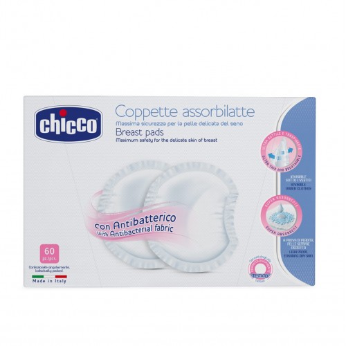Chicco ochranné tampóny do podprsenky antibakteriálne 60 ks