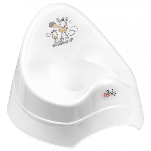 MALTEX Nočník s hudbou Zebra - White MALTEX Nočník s hudbou Zebra - White
