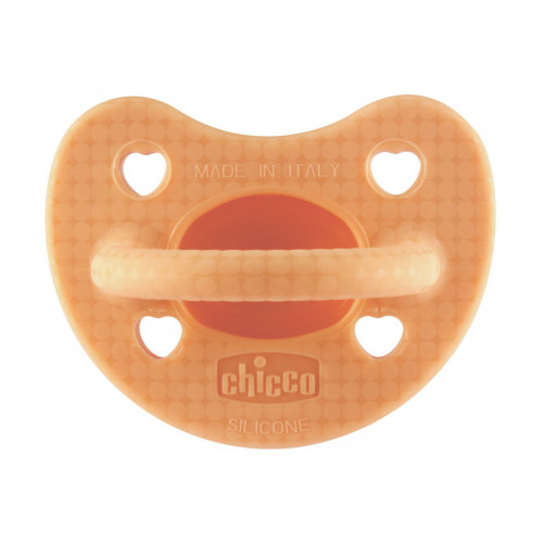 CHICCO Cumlík Physio Luxe 2-6m orange, 1ks CHICCO Cumlík Physio Luxe 2-6m orange, 1ks
