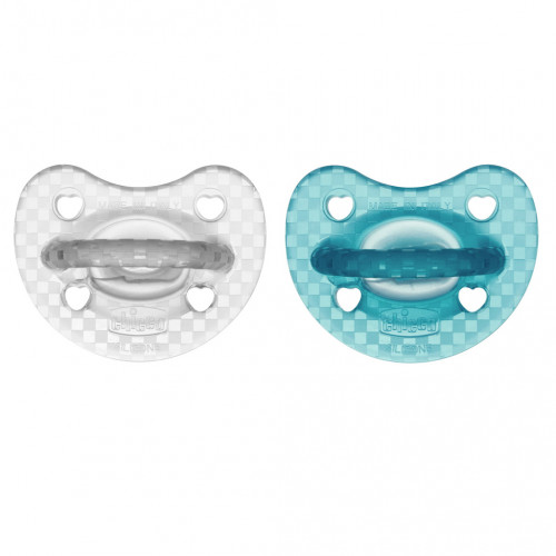 CHICCO Cumlík Physio Luxe green/gray 16-36m, 2ks CHICCO Cumlík Physio Luxe green/gray 16-36m, 2ks