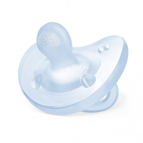 CHICCO Cumlík Physio celosilikónový 0-6m chlapec 1 ks CHICCO Cumlík Physio celosilikónový 0-6m chlapec 1 ks