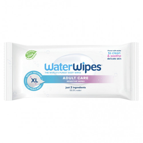WATERWIPES Obrúsky vlhčené Adults bez obsahu plastů 30 ks WATERWIPES Obrúsky vlhčené Adults bez obsahu plastů 30 ks