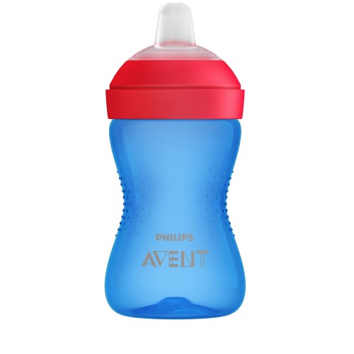 Avent hrnček 300 ml Grippy chlapec s mäkkým náustkom