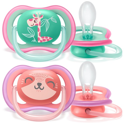 Avent cumlík ultra air 18+m dievča/žirafa 2 ks